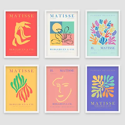 £12.99 • Buy Matisse Painting Print Vintage Set Canvas Wall Art Gift Home