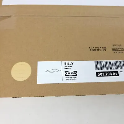 IKEA BILLY Extra Shelf Birch Veneer 14x10  New 502.798.01 • £38.56