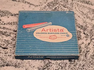 Artista Binney Smith Vintage Colored Dustless Chalk 24 Sticks • $14.99