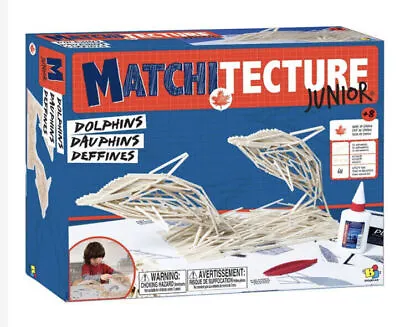 £17.95 • Buy Matchitecture Junior Matchstick Dolphin Match Craft Model Kit - 6803