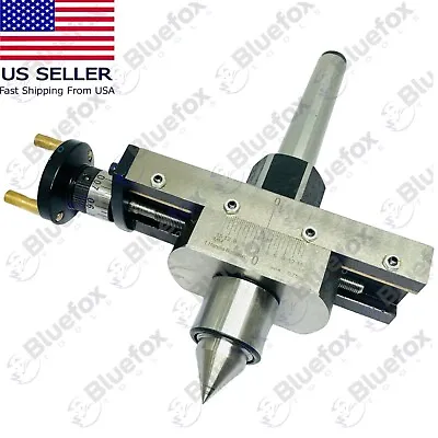 Lathe Taper Turning Attachment Cross Slide MT2 Shank With Revolving Live Center • $101.59