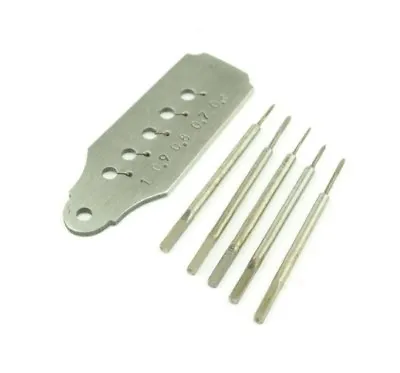 £4.95 • Buy Jewellers, Watchmakers Tap And Die Screw Plate Set Taps & 1 Plate 0.6-1mm. J1316