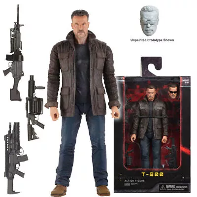 £31.99 • Buy NECA T-800 Terminator Dark Fate Movie 7  Action Figure Arnold Schwarzenegger New
