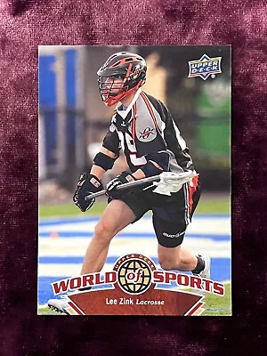 Lee Zink 2010 Upper Deck MLL Lacrosse RC MINT Maryland Legends Rookie Jersey SP • $2.95