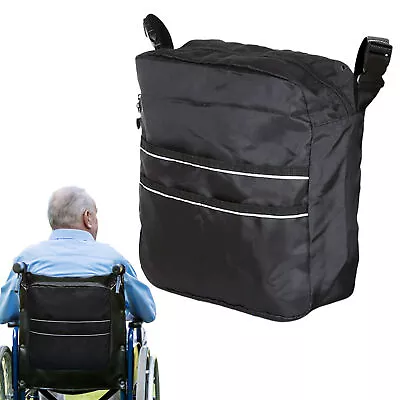 Wheelchair Bag Shopping Mobility Scooter Storage Disabled Aid Backpack Holdall • $28.63