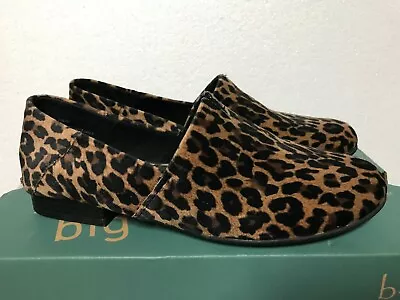 BOC Women’s Leopard Print Fabric Comfort Cushioned Suree Round Toe Slip-On Loafe • $29