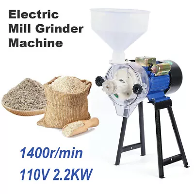 $187.06 • Buy  Electric Feed Mill Wet Cereal Grinder Corn Grain Rice Coffee Wheat Powder 2.2kW