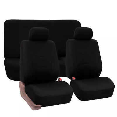 Auto Seat Covers For Car Truck SUV Van Universal Fitmentment Solid • $31.99