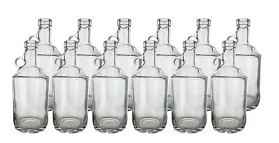 Clear 750ml Moonshine Bottle Single (21.5mm Cork Finish) 12 Count • $62.98