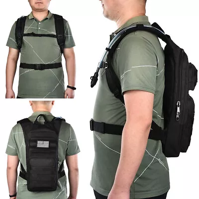 Tactical Hydration Backpack 3L Bladder Water Bag Hunting Climbing Hiking Outdoor • $29.99