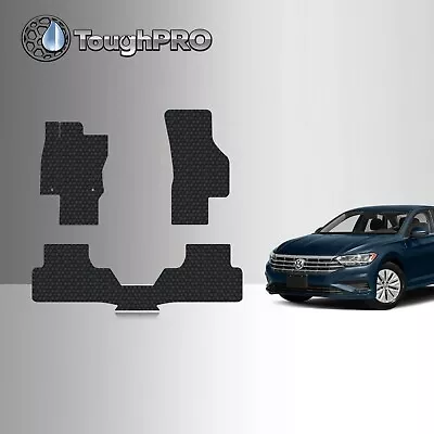 $69.95 • Buy ToughPRO Floor Mats Black For Volkswagen Jetta All Weather Custom Fit 2019-2024