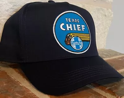 Cap / Hat - (Navy Blue)  SANTA FE TEXAS CHIEF  (ATSF) -#22314- NEW • £14.45