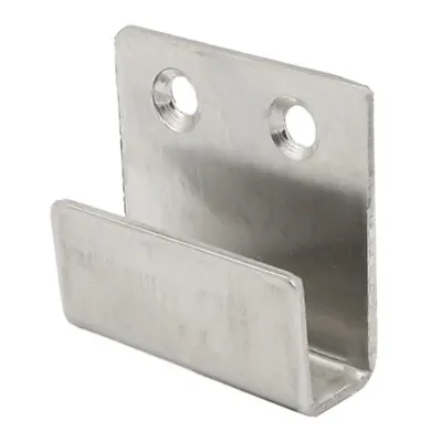 U Shape Corner Brackets Made Of Silver Stainless Steel Easy To Install And Use • £2.98