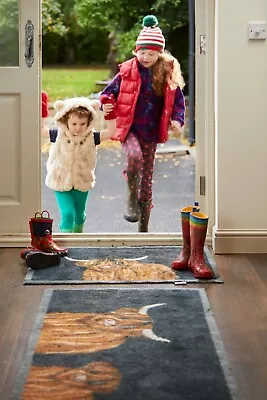 £77.89 • Buy Hug Rug 150x65cm (HIGHLAND 1) Dirt Trapper Door Mat / Runner Machine Washable  