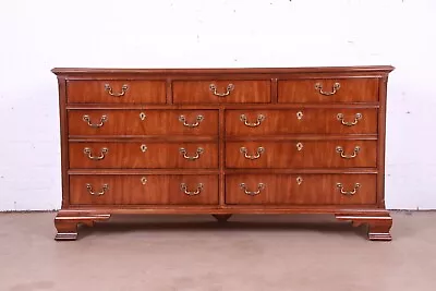 Drexel Heritage Georgian Carved Mahogany Dresser • $2595