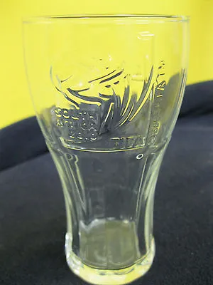FIFA Soccer Coca Cola Glass 2010 South Africa McDonald's Souvenir Clear Coke Gla • $14.95
