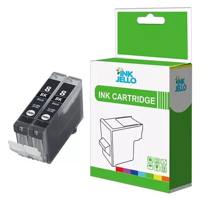 2 Small CLI-8 Black Ink Cartridge For Canon Multipass MP500 MP510 Mp530 MP600 • £6.62