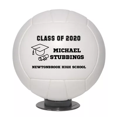 Personalized Custom Class Of 2020 Graduation Volleyball Gift For Boys And Girls • $44.95