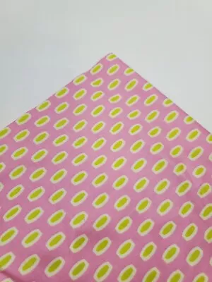 Heather Bailey Fabric Bijoux Mod Beads  Pink Green Sew Quilt Craft FAT QUARTER • $4.90