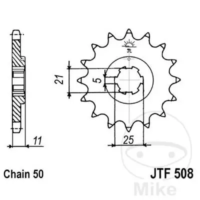 Jt Jtf508.14 Sprocket 14 Teeth Step 530 Kawasaki 750 H2 Mach Iv A/c 1972-1972 • £15.15