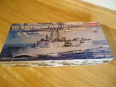 Academy 1/350 USS Oliver Hazard Perry FFG-7 Guided Missile Frigate (Complete) • $19.99