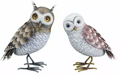 Grey Horned Or Barn Owl Garden Decor By Regal • $36.99