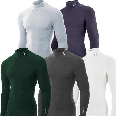 £52.95 • Buy ZeroFit Heat Rub Ultimate Long Sleeve Mock Neck Base Layer