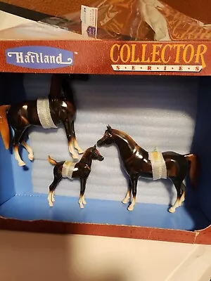 Vintage NIB Hartland 7  Arabian Horse Family In Liver Chestnut NEW IN BOX NRFB • $85