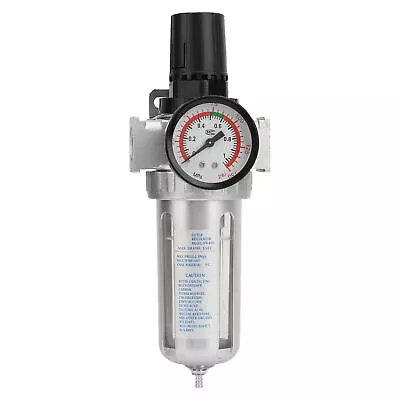 BSP 1/2  Air Compressor Moisture Water Trap Filter Regulator With Mount • $26.79