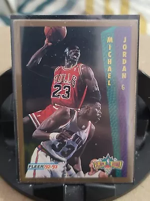 1992-93 Fleer - Slam Dunk #273 Michael Jordan • $2.50