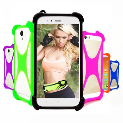 For Smartphone Shockproof  Soft Silicone Case Back Cover Skin Bumper Shell Etui • $10.87