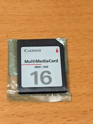 OEM Genuine CANON 16 MB MMC-16m Multi Media SD Memory Card  Tested • $7.50