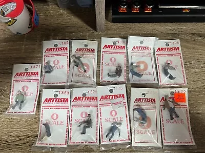 Lot Of 11 Arttista O Scale Figures Engineers And Hobos Sealed In Package Artista • $75