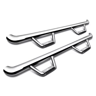 Smittybilt Stainless Steel Nerf Steps W/Cleated Steps For 04-12 Titan#N0482CC-SS • $808.86