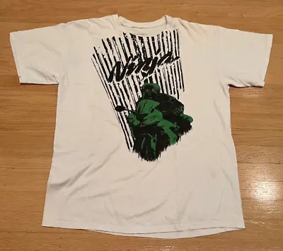 Vintage Kawasaki Japan Motorcycle Ninja White Green Black T-shirt Tee Sz S-M • $40