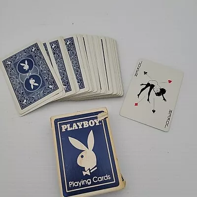 Vintage Bicycle 1973 Playboy Bunny Playing Cards Blue Deck Poker Texas Hold Em • $19.99