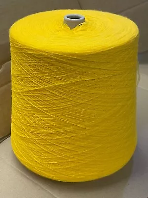 2/30s HIGH BULK ACRYLIC YARN LARGE 1400gram / 1 KILO CONE 1 PLY LACEWEIGHT SOFT • £6.99