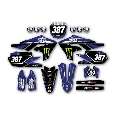 Yamaha Factory Team Graphics Kit Decal Yz250f 2019 2020 2021 2022 2023 • $209.16