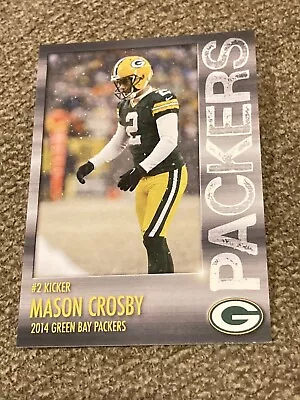 2014 Green Bay Packers Amery Police Department Card Mason Crosby #19 • $1.69