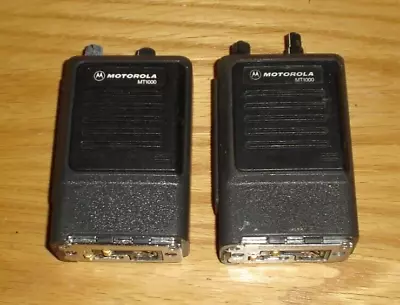 Lot Of 2 Motorola MT1000 2-Way Radio Walkie Talkie H43GCU7100CN Untested • $49.99