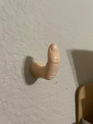 1980's Retro Vintage Finger Shaped Wall Hook Unused For Hanging • $15.99