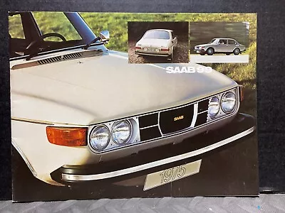 Original New Car Dealership Brochure Vintage 1975 Saab 99 Sedan Models • $12