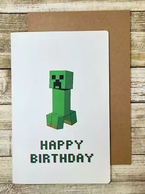 Mersal #50 Boy's Birthday Minecraft Theme • $5