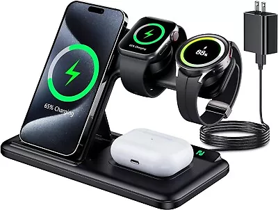 Wireless Charger For IPhone And Samsung Multiple Devices Portable Dock • $59.31