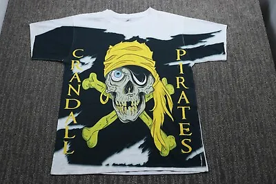 Crandall Pirates Texas School Football Double Sided Performance Shirt Men's L • $24.77