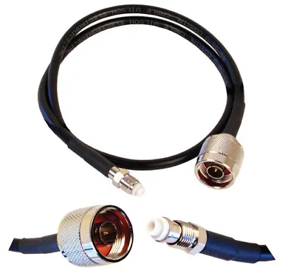 Wilson 2' RG58U Coax Cable N+FME- (951110) • $19.99