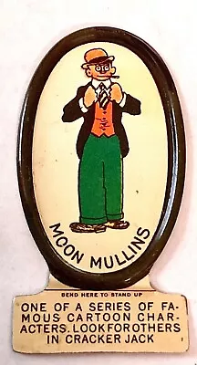 Rare 1930’s Moon Mullins Cracker Jack Cartoon/comic Metal 2 1/4” Standup Ex • $14.50