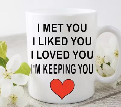 I Love You Personalised Mug | Valentine’s Day Christmas Birthday Funny Present | • £8.99