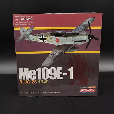 Dragon Wings Warbirds Messerschmitt Me109E-1 9./JG 26 1940 50072 1:72 • $40