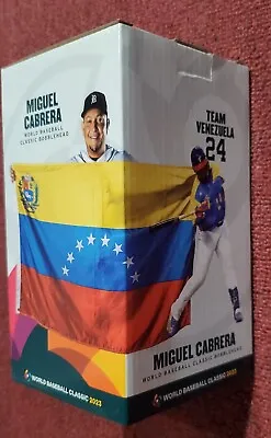 Miguel Cabrera 2023 World Baseball Classic Team Venezuela Bobblehead Tigers SGA • $19.99